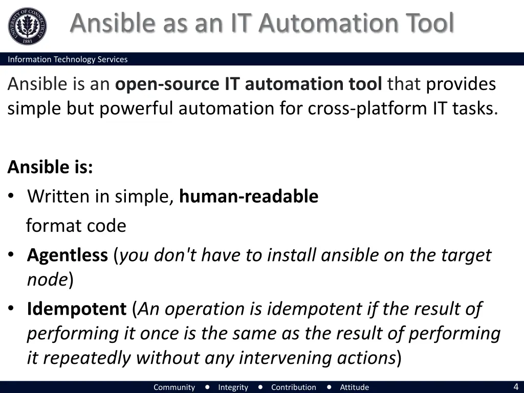 ansible as an it automation tool