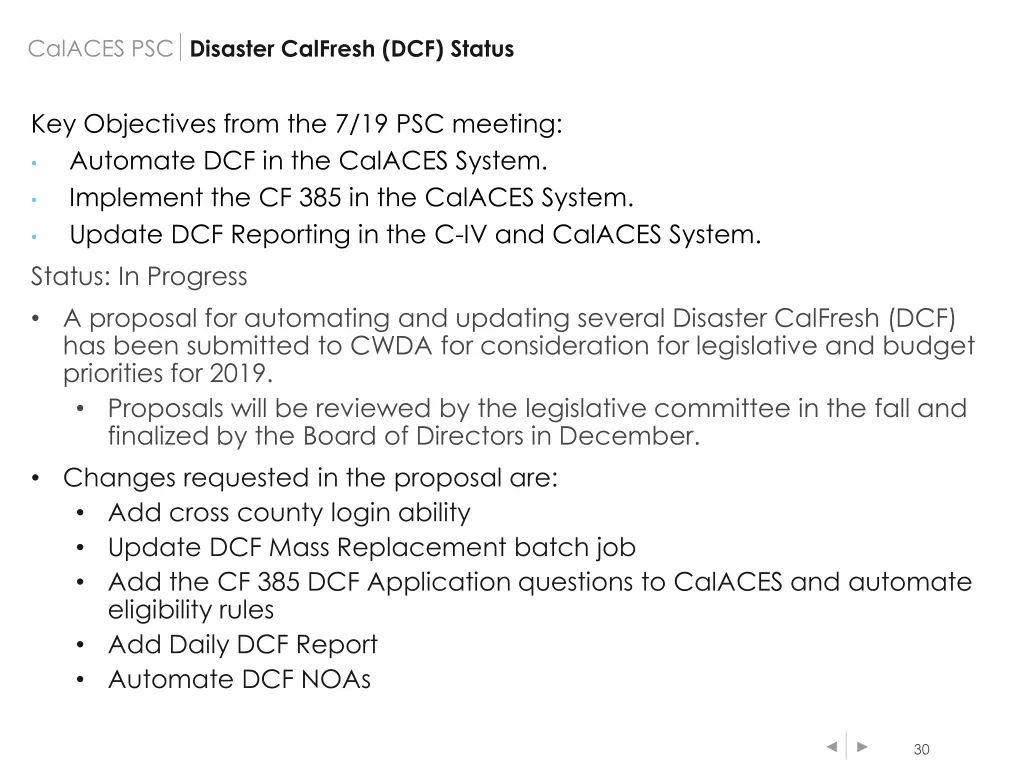calaces psc 11