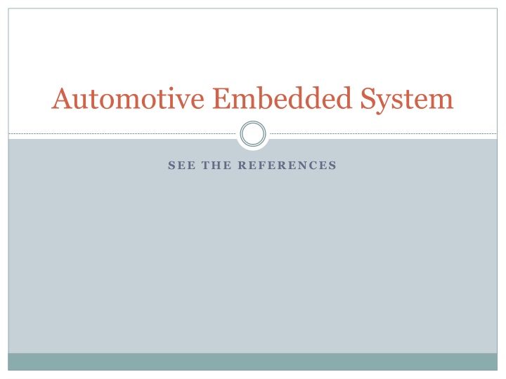 automotive embedded system