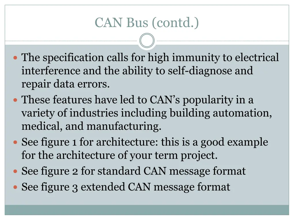 can bus contd