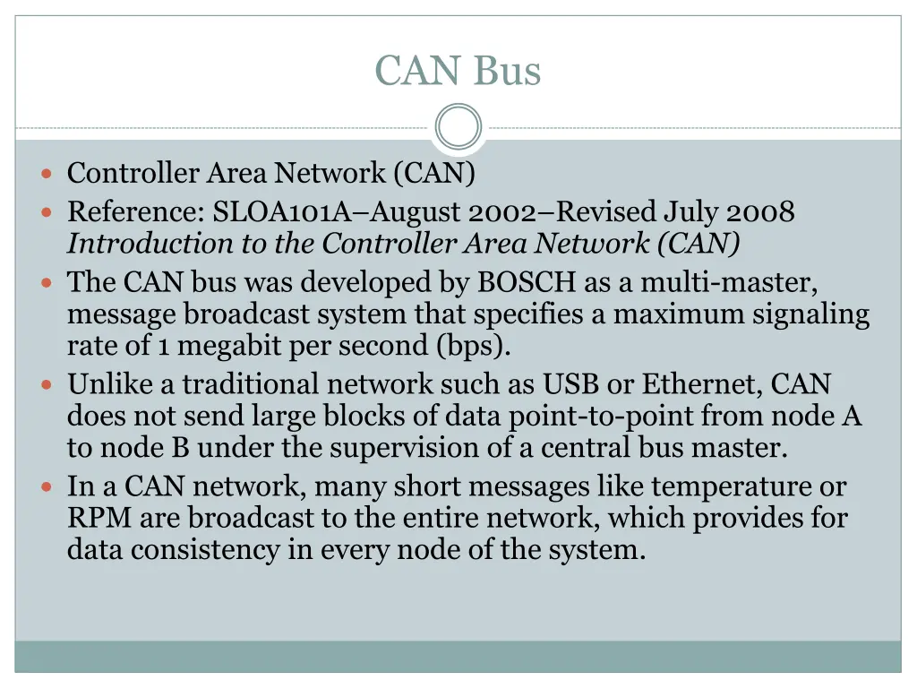 can bus
