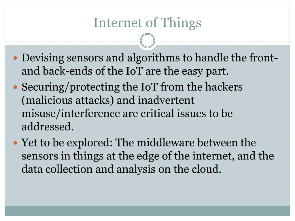 internet of things