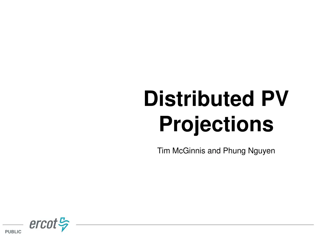 distributed pv projections