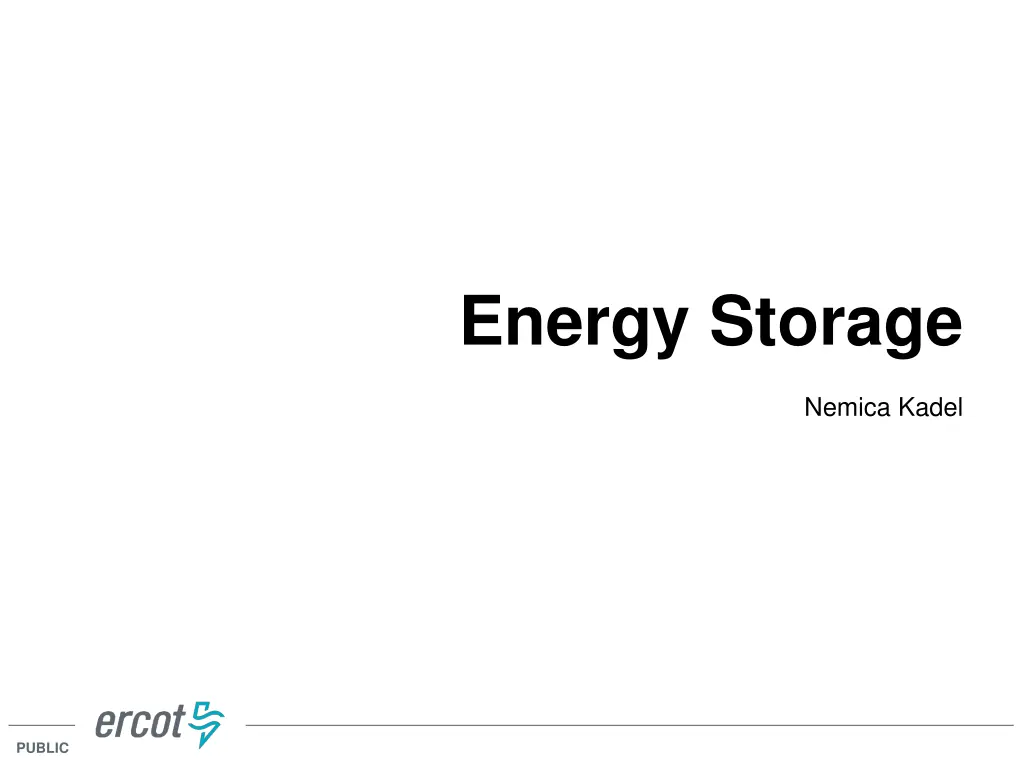 energy storage
