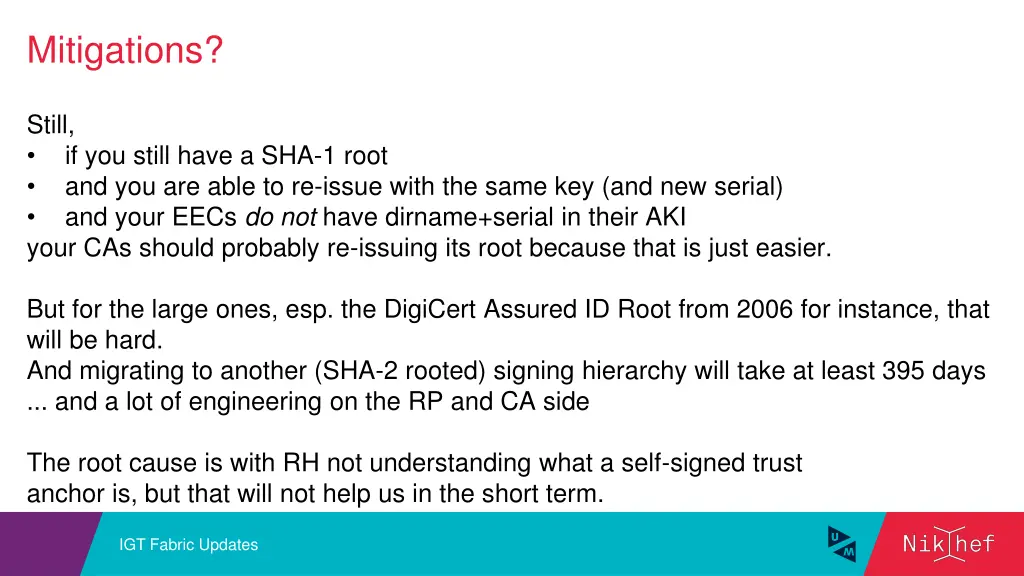 mitigations
