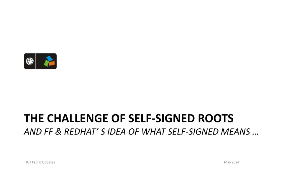 the challenge of self signed roots and ff redhat