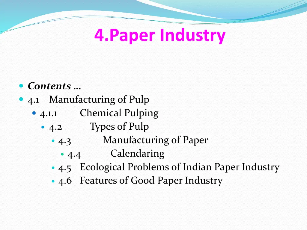 4 paper industry