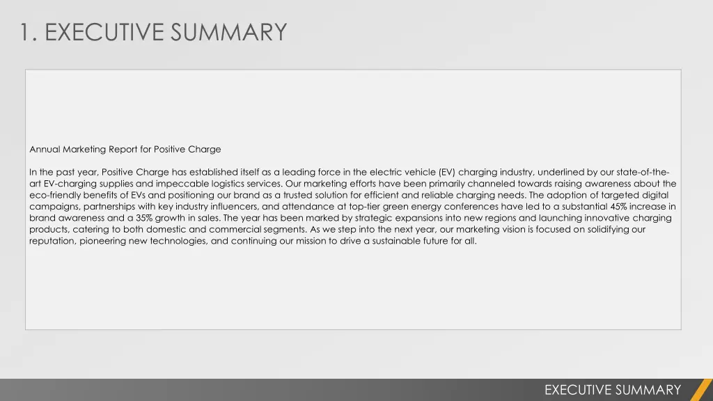 1 executive summary