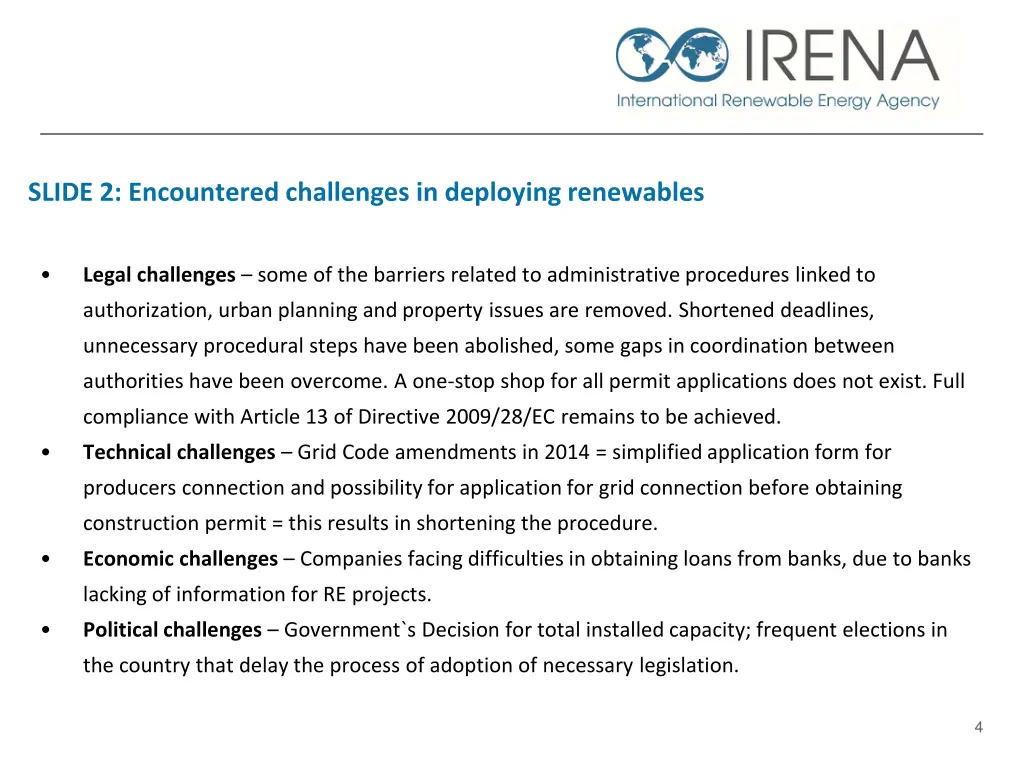 slide 2 encountered challenges in deploying