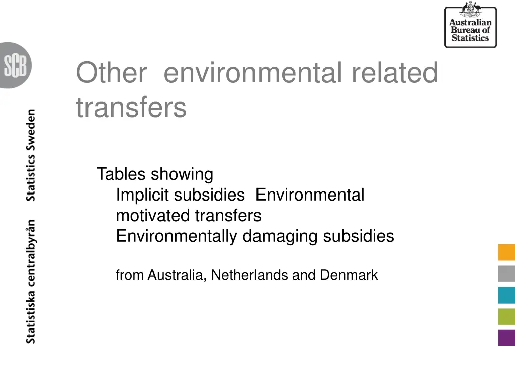 other environmental related transfers