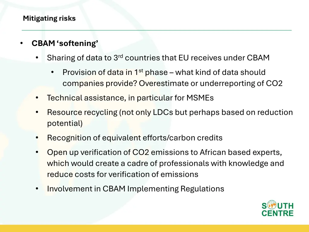 mitigating risks 1
