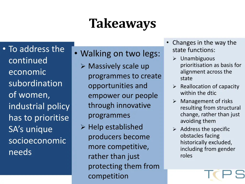 takeaways