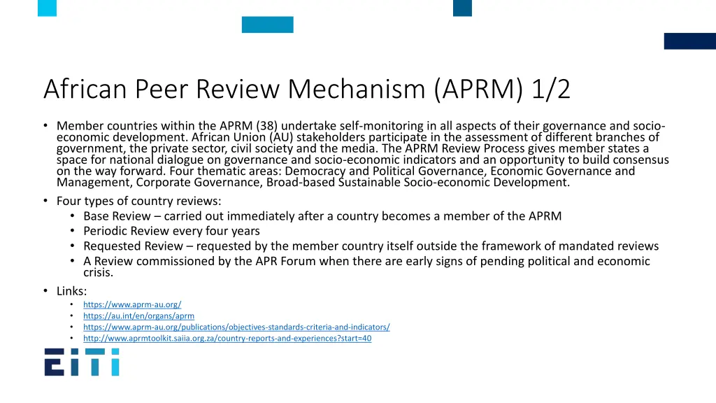 african peer review mechanism aprm 1 2