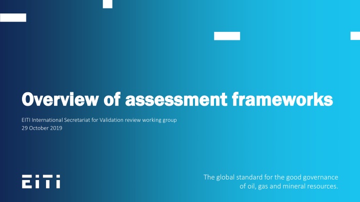 overview overview of of assessment