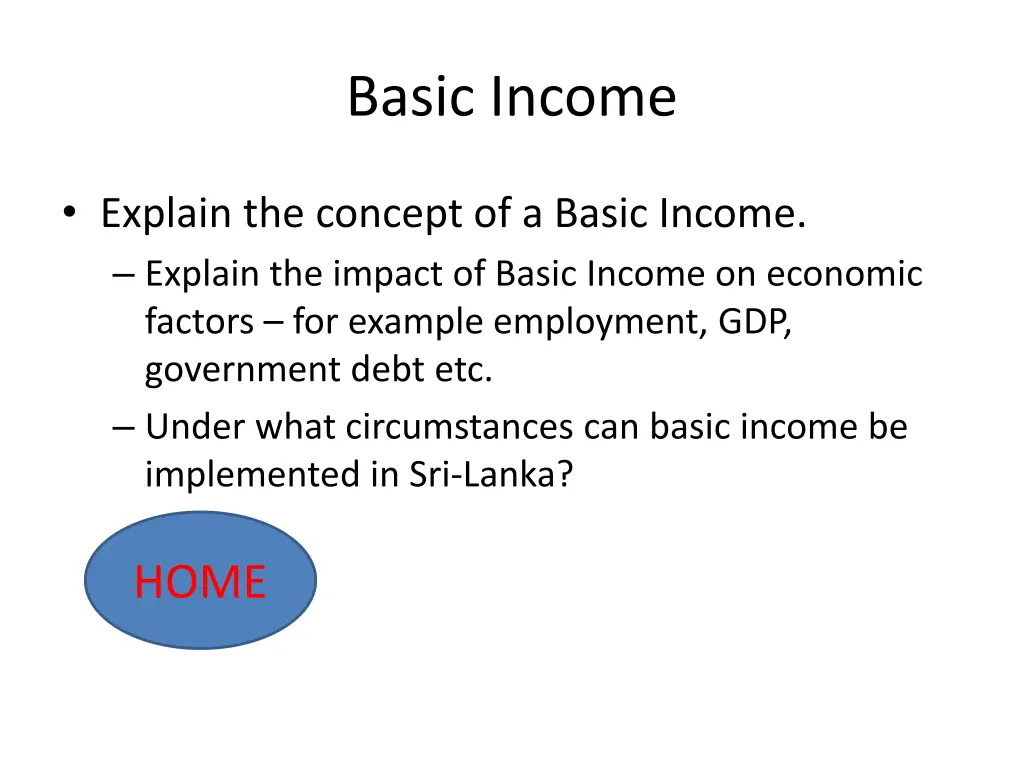 basic income