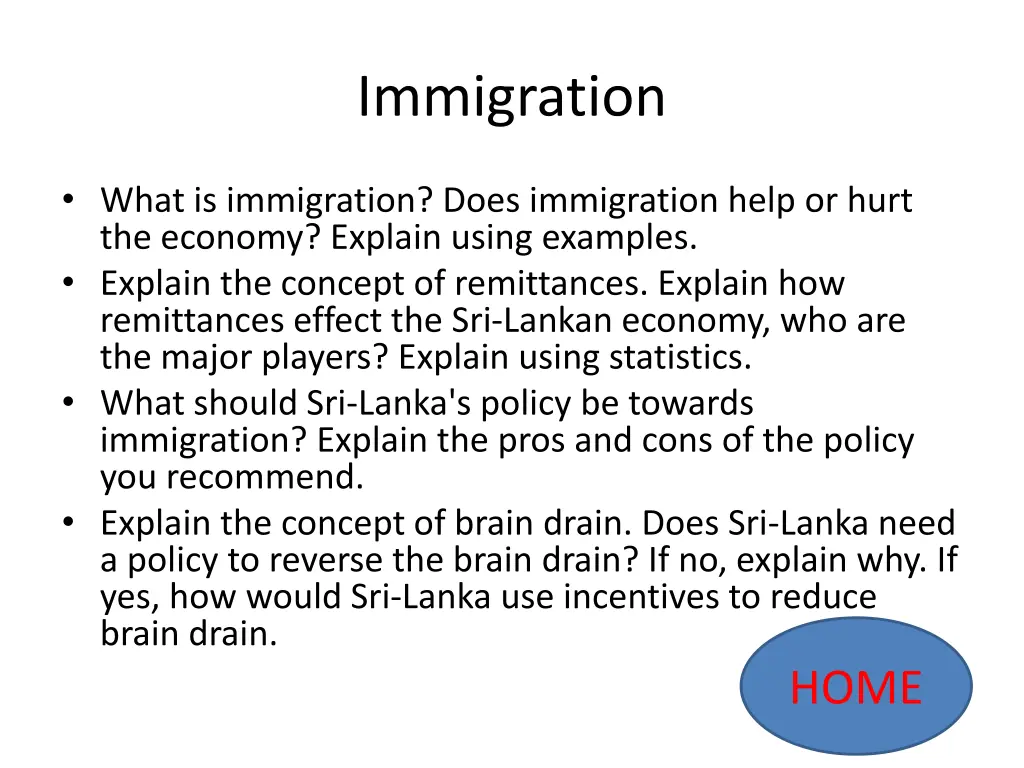 immigration