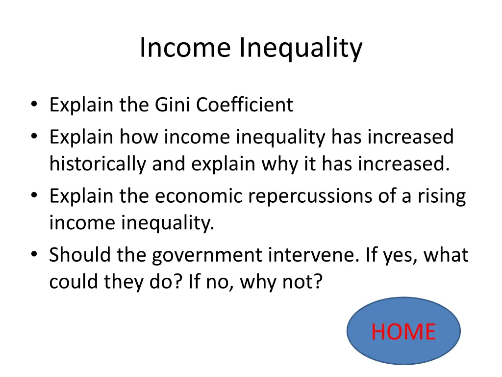 income inequality