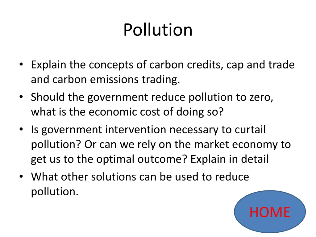 pollution