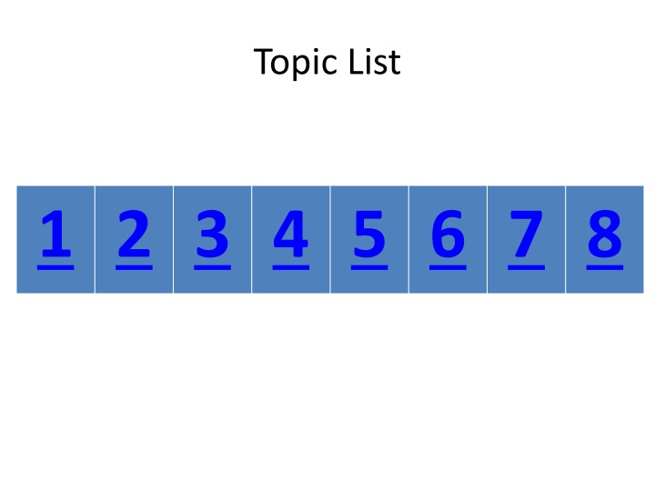 topic list