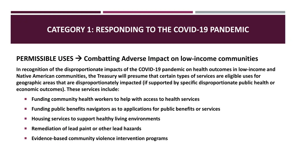 category 1 responding to the covid 19 pandemic 2
