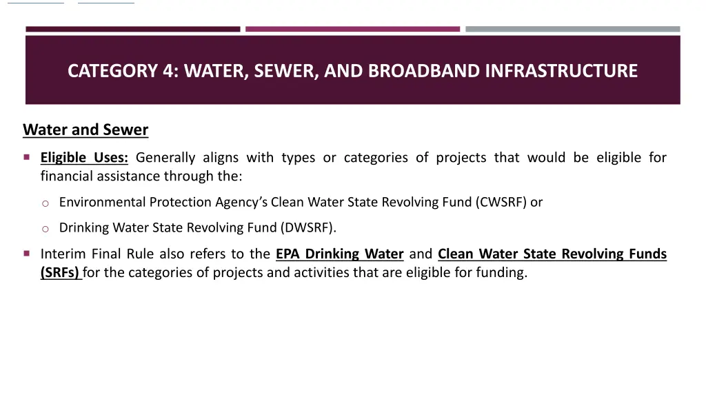category 4 water sewer and broadband 1