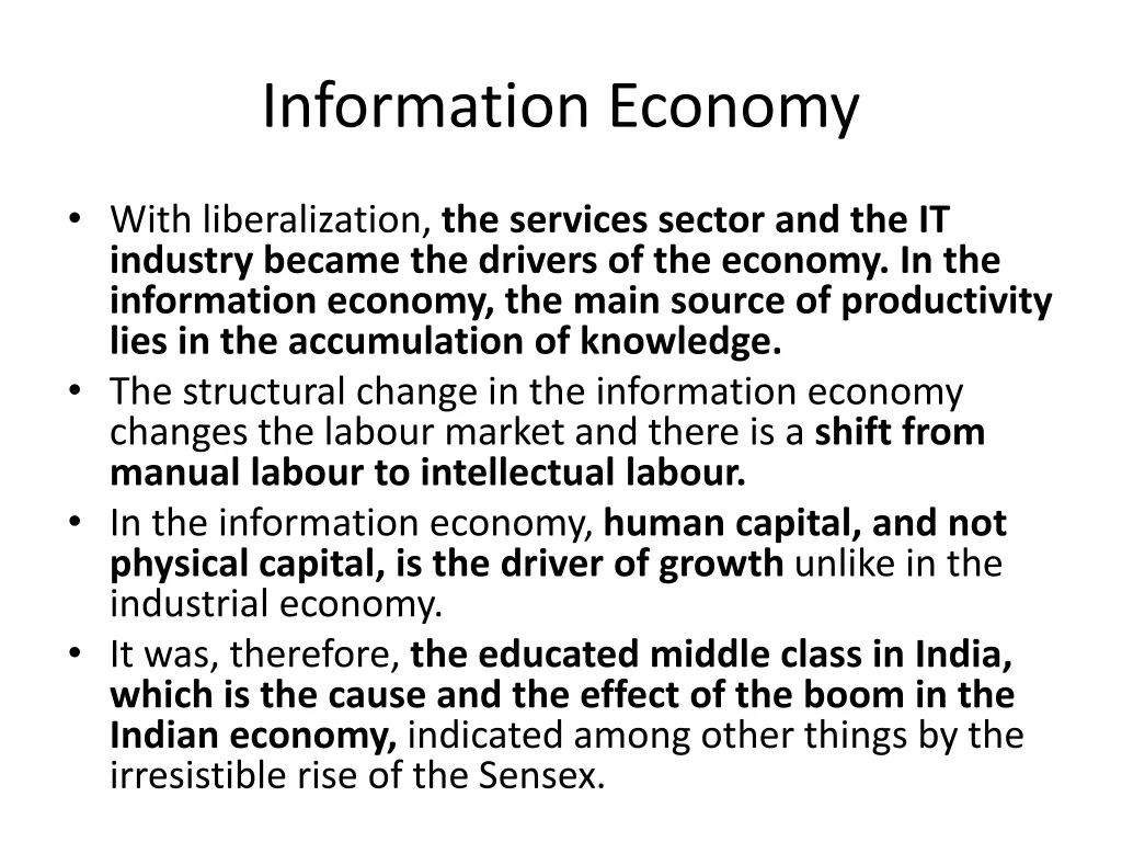 information economy