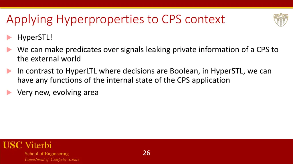 applying hyperproperties to cps context