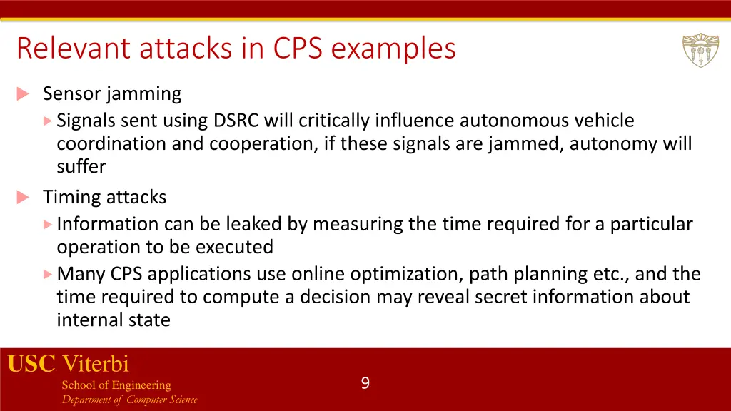 relevant attacks in cps examples