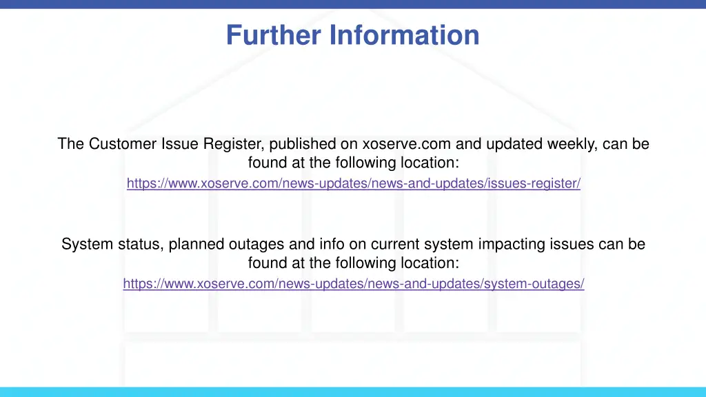 further information
