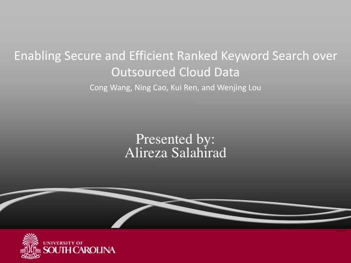 enabling secure and efficient ranked keyword