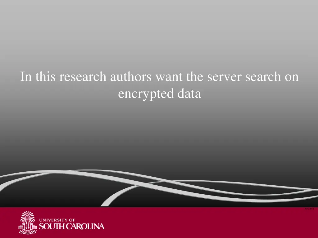 in this research authors want the server search