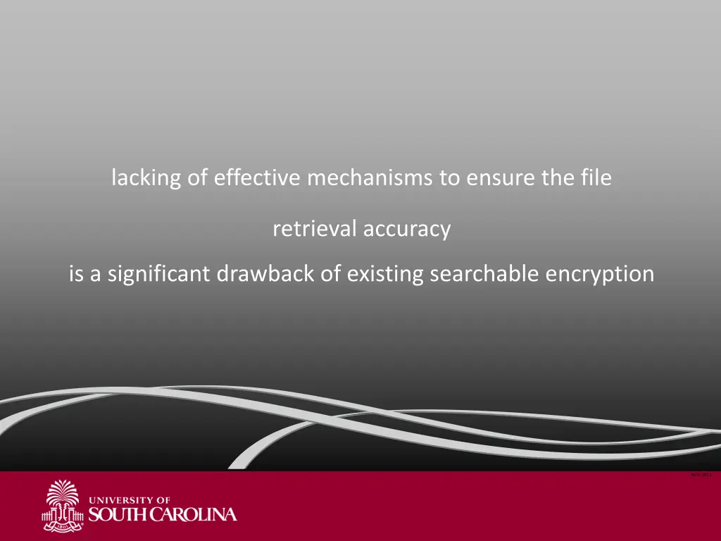 lacking of effective mechanisms to ensure the file