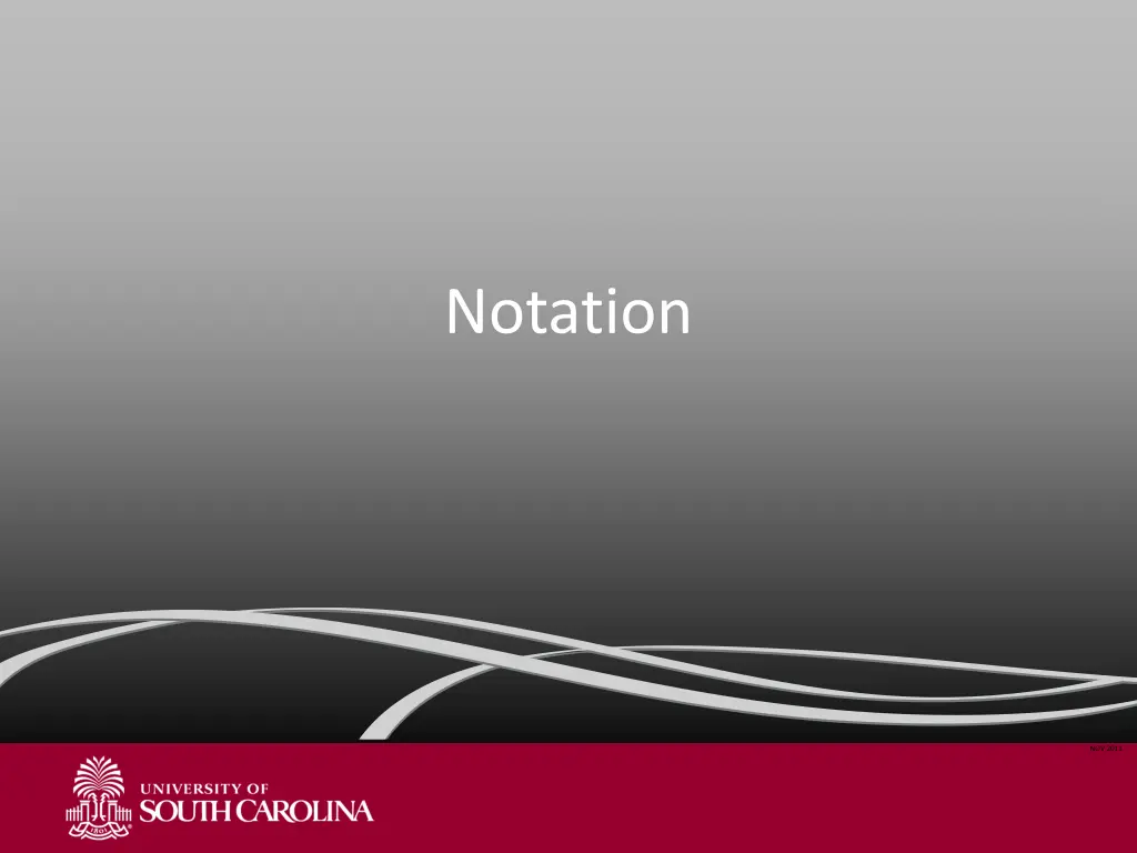notation