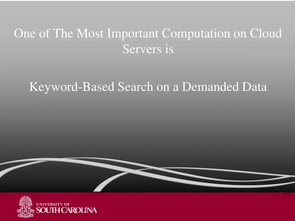 one of the most important computation on cloud