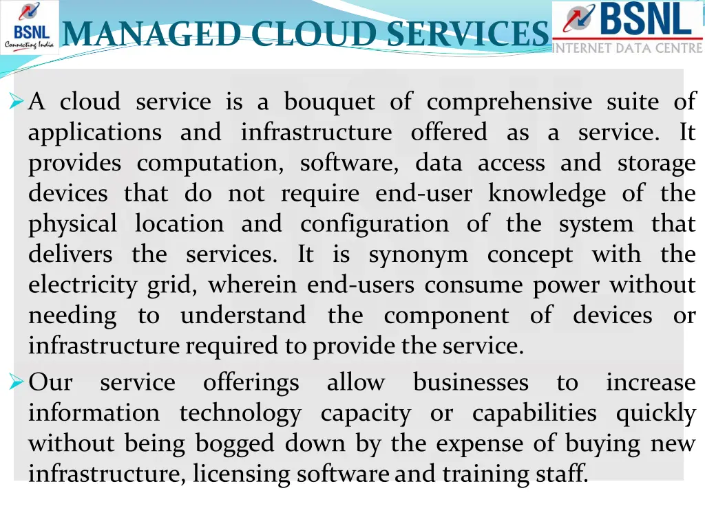 managed cloud services