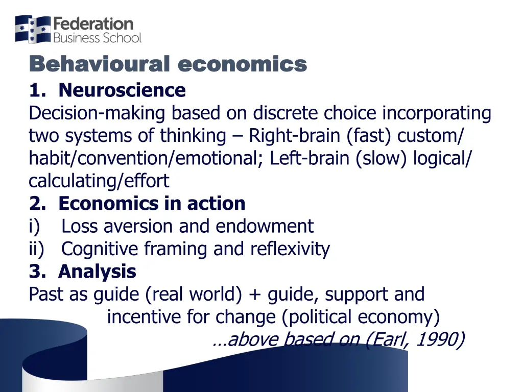 behavioural economics behavioural economics
