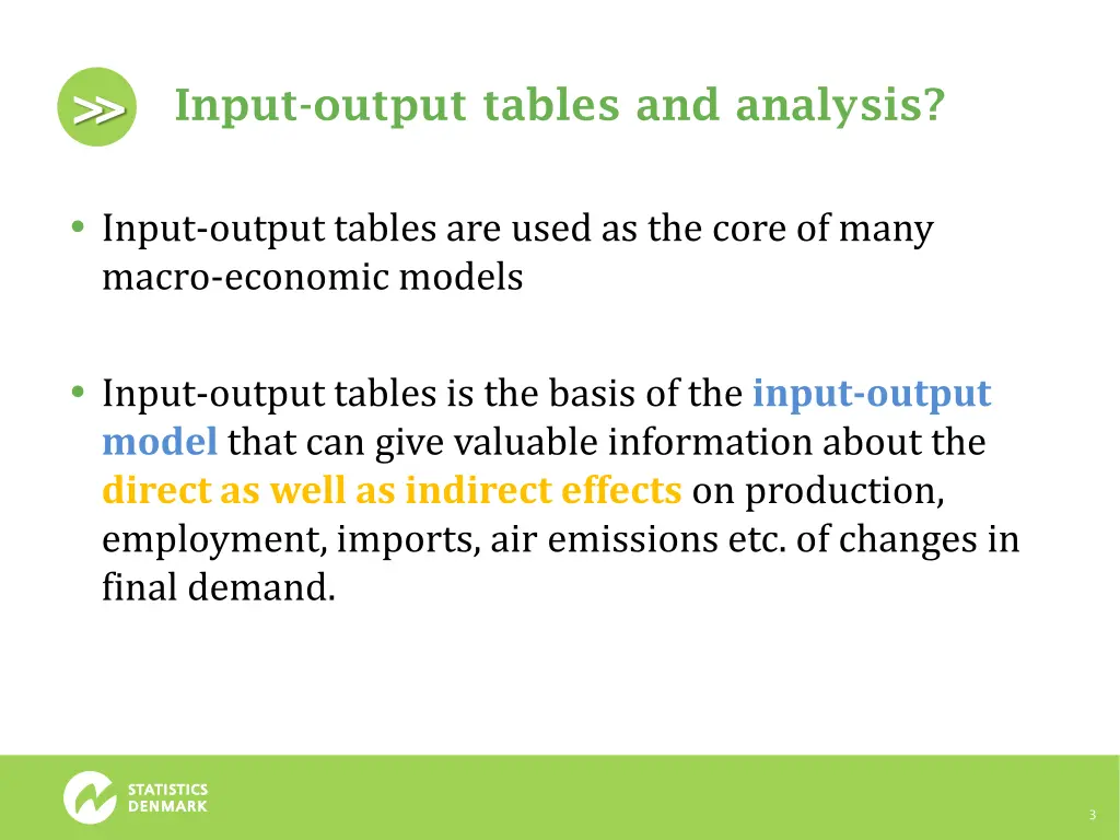 input output tables and analysis 1