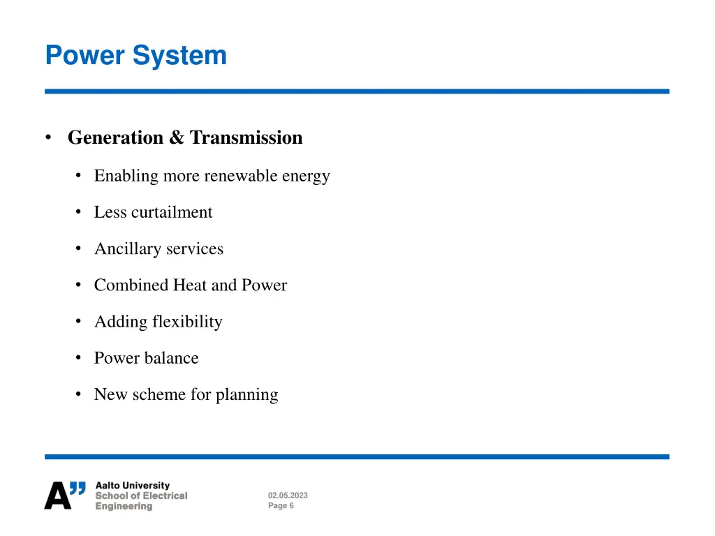 power system