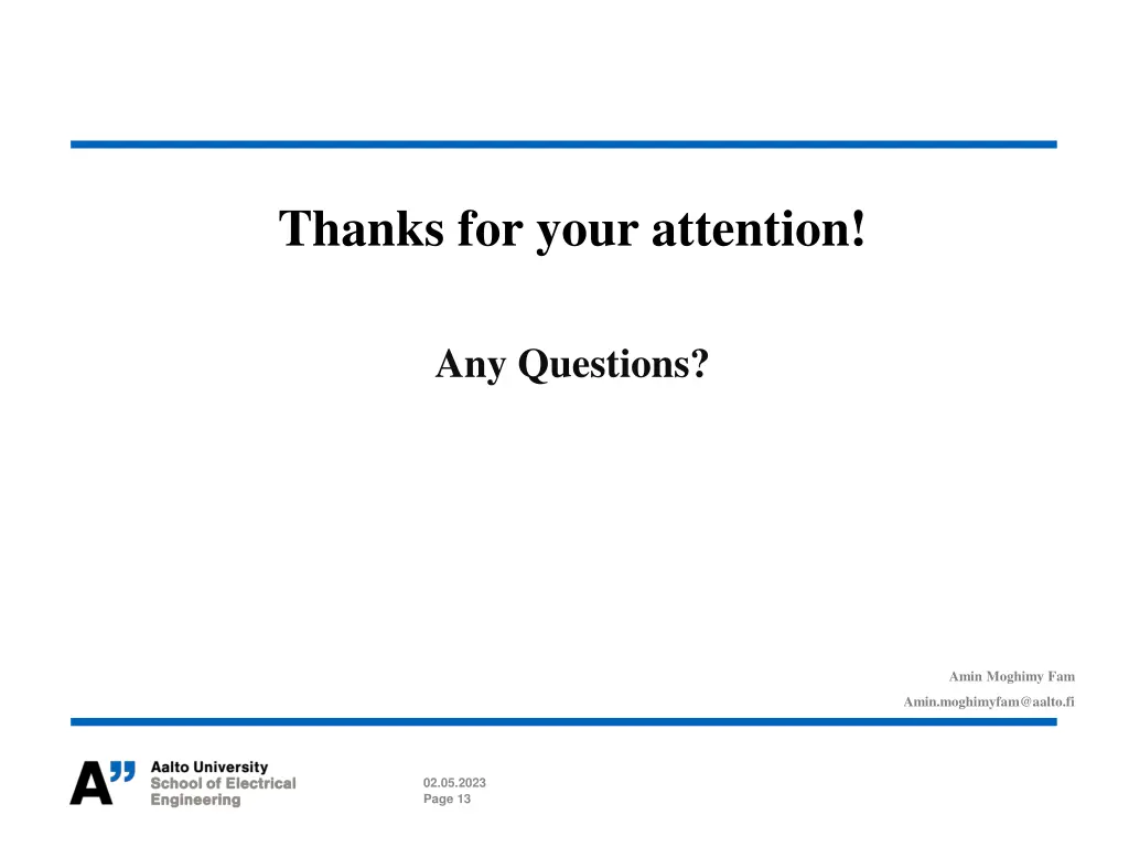 thanks for your attention