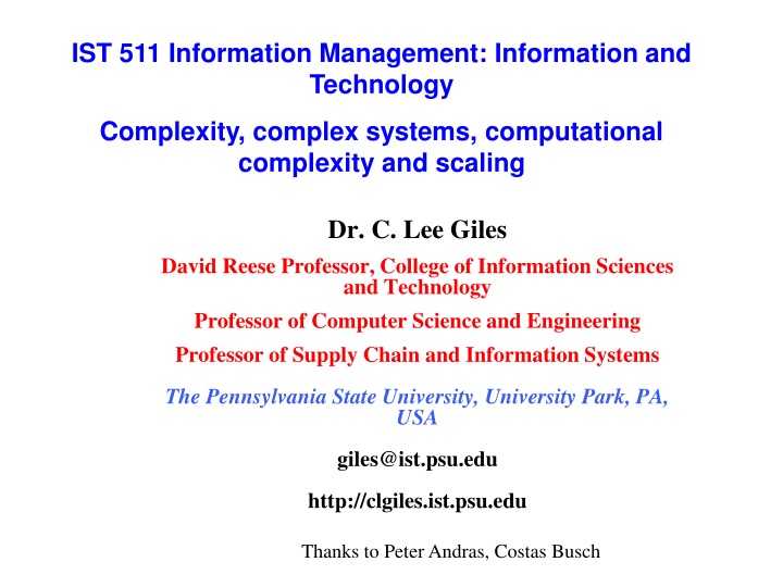 ist 511 information management information