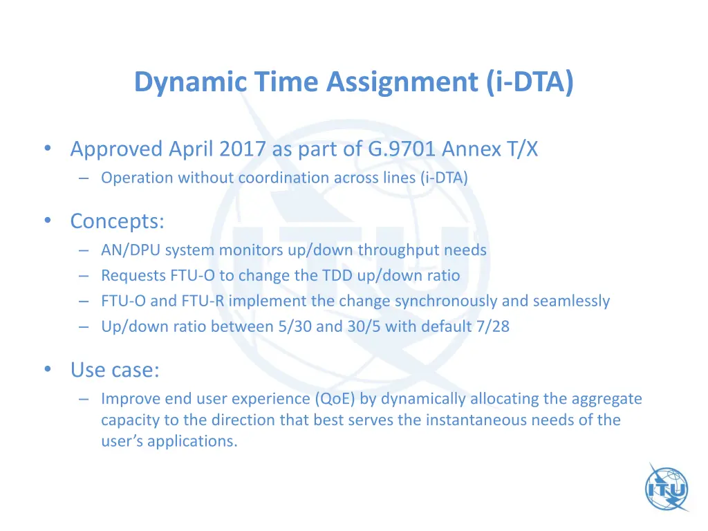 dynamic time assignment i dta