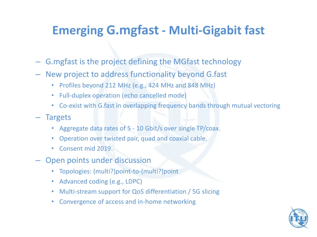 emerging g mgfast multi gigabit fast