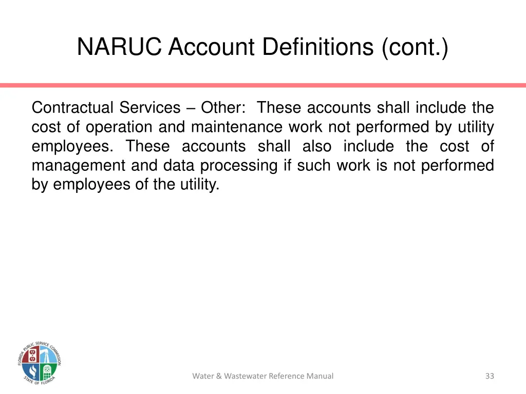 naruc account definitions cont