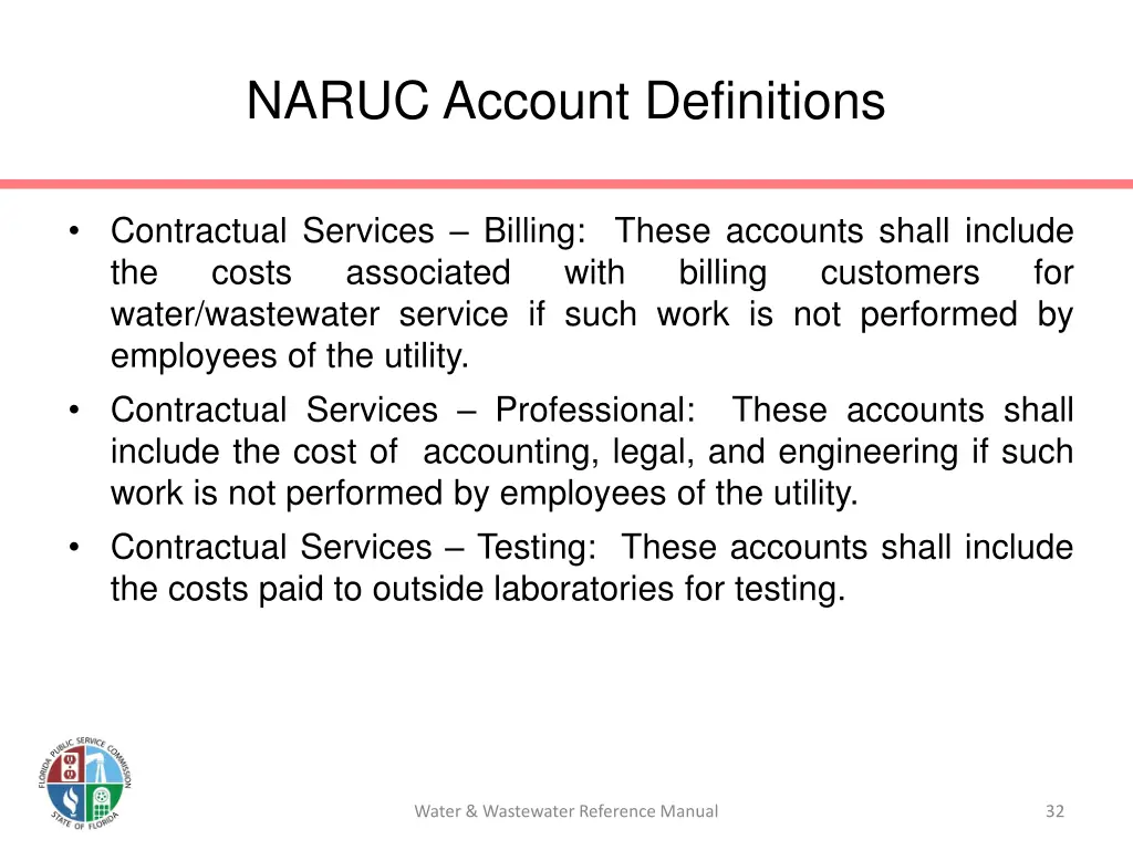 naruc account definitions