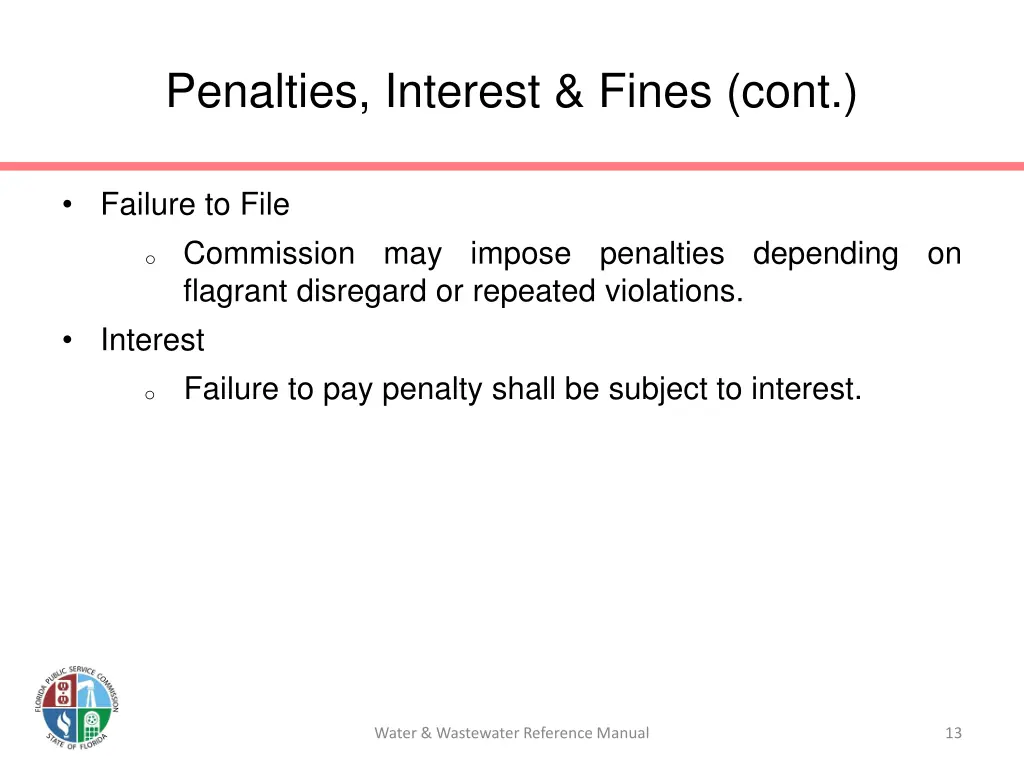penalties interest fines cont