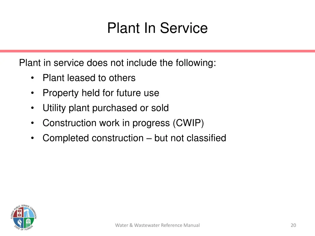 plant in service