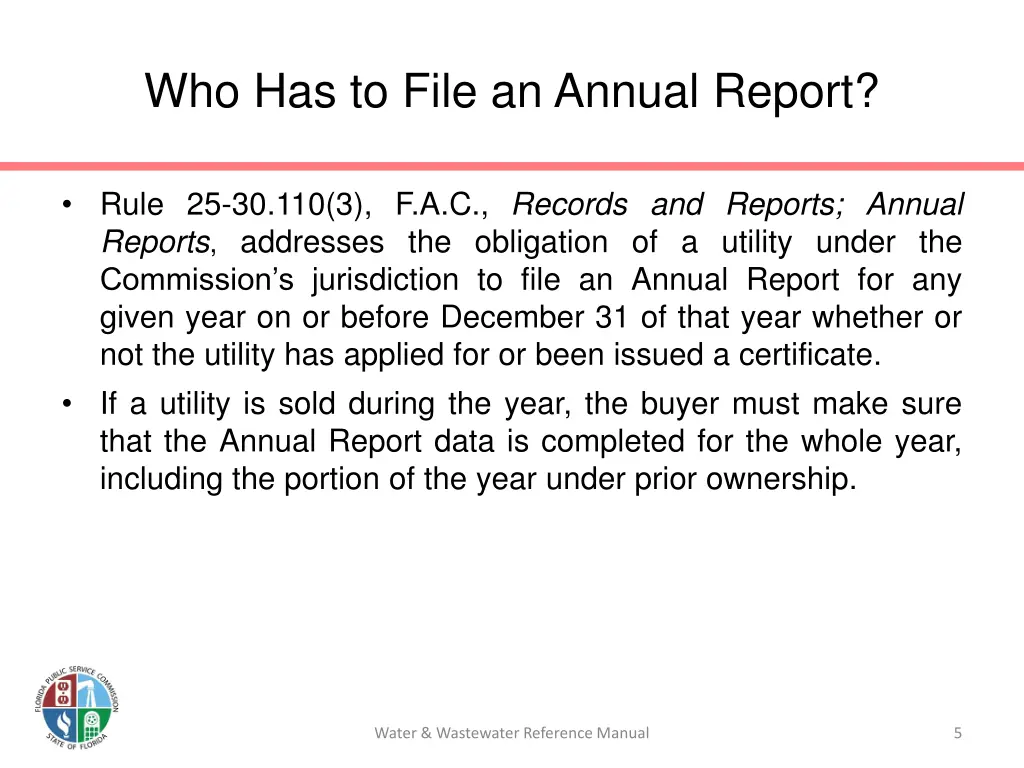 who has to file an annual report