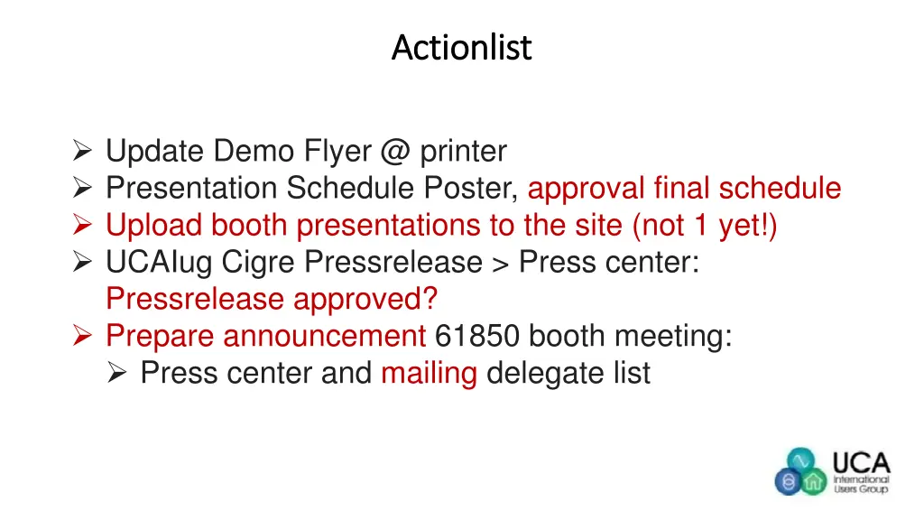 actionlist actionlist