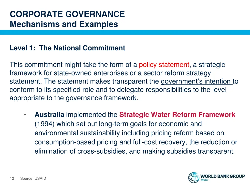 corporate governance mechanisms and examples