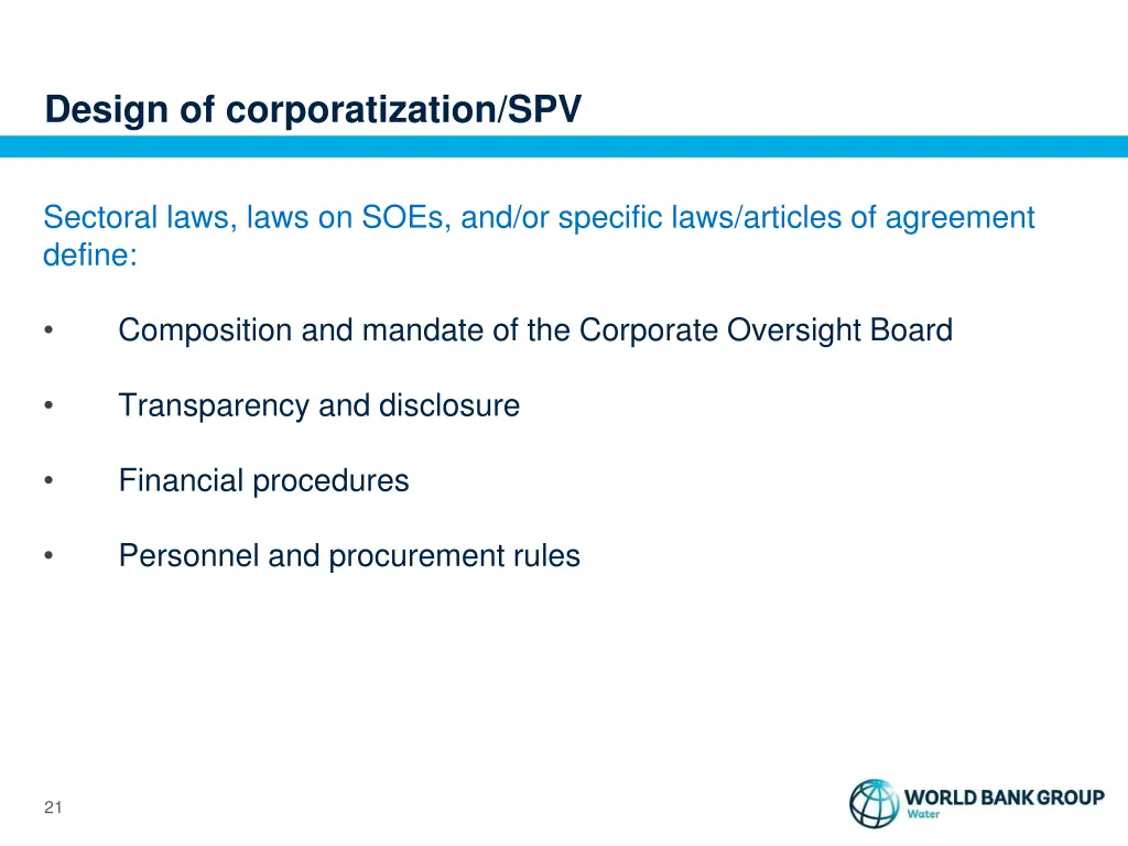 design of corporatization spv